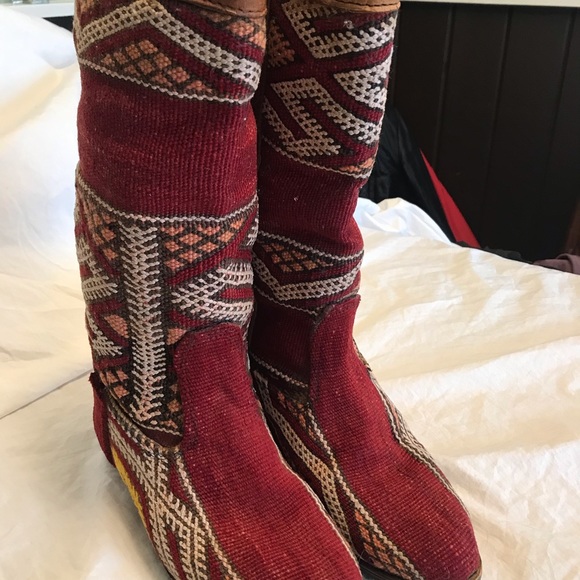 Moroccan Kilim Boots - Picture 6 of 9